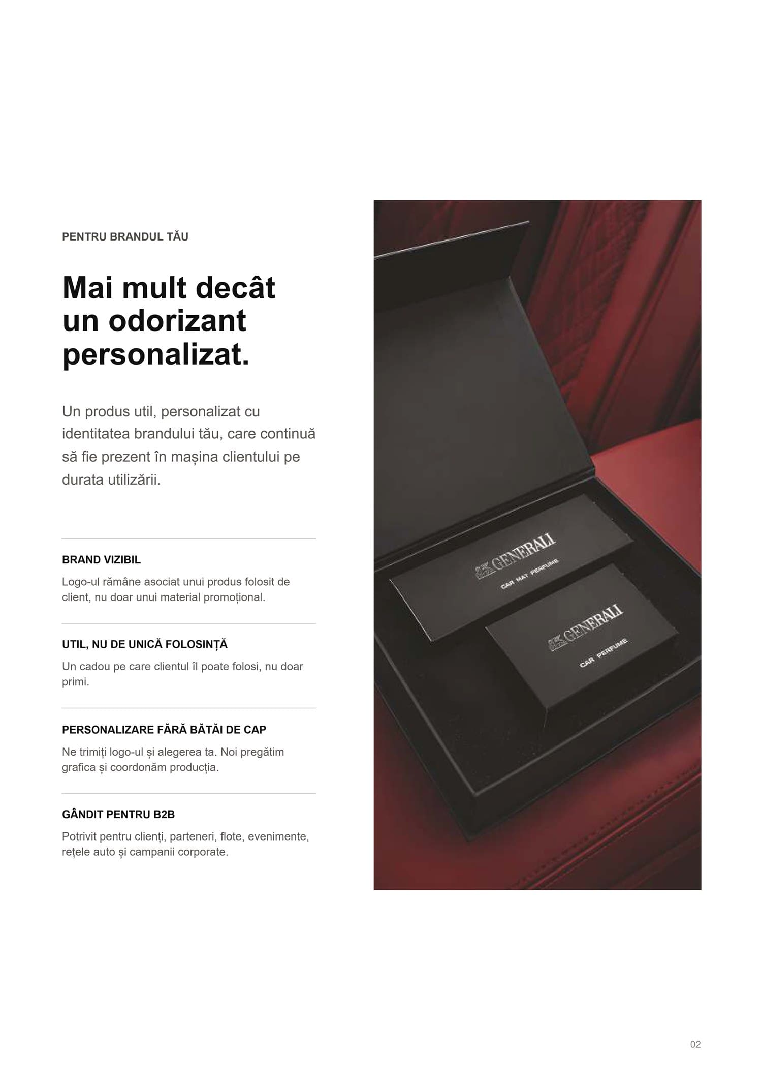 Pagina 2 din catalogul public OMBRIA CARVAME B2B.