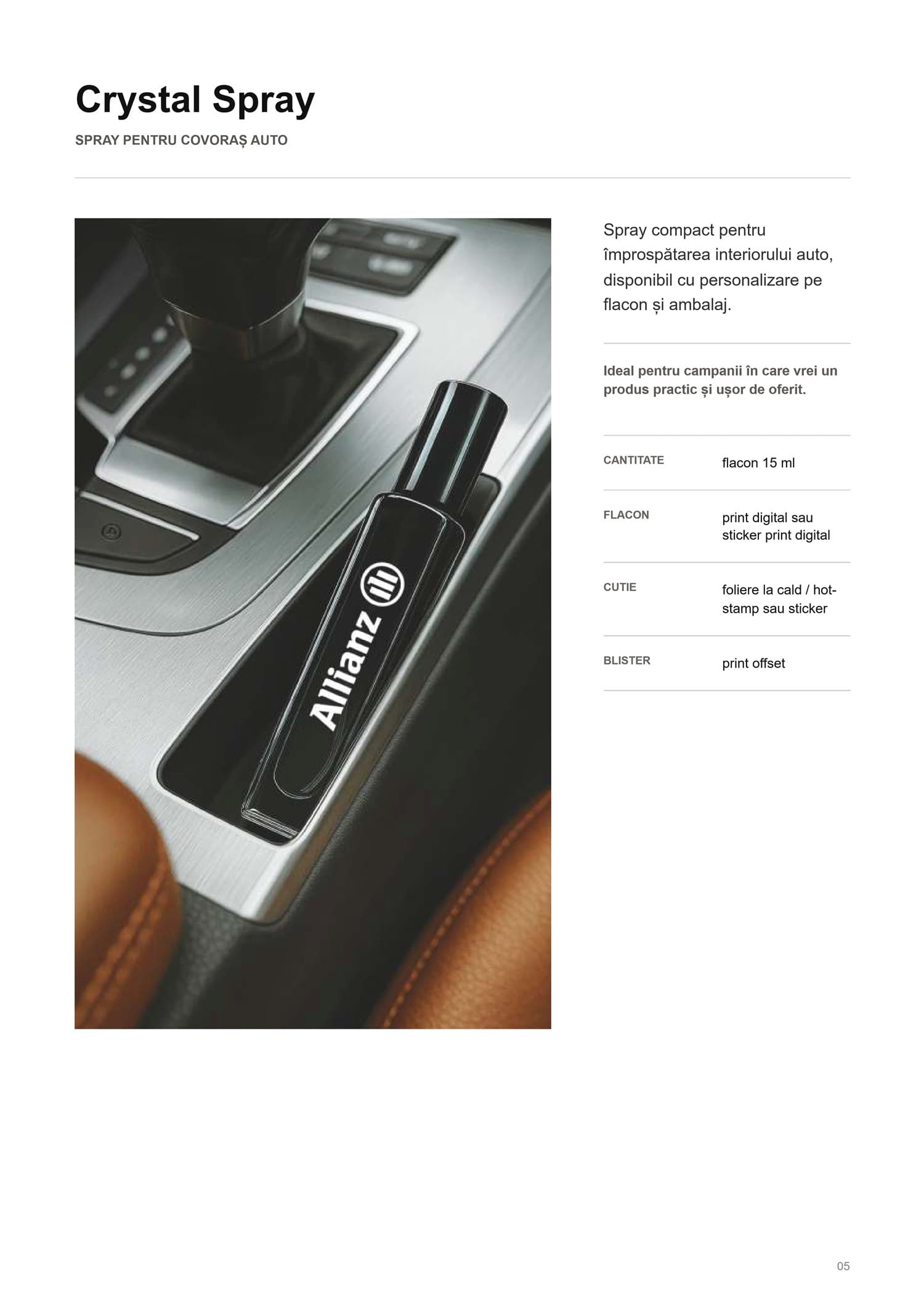 Pagina 5 din catalogul public OMBRIA CARVAME B2B.