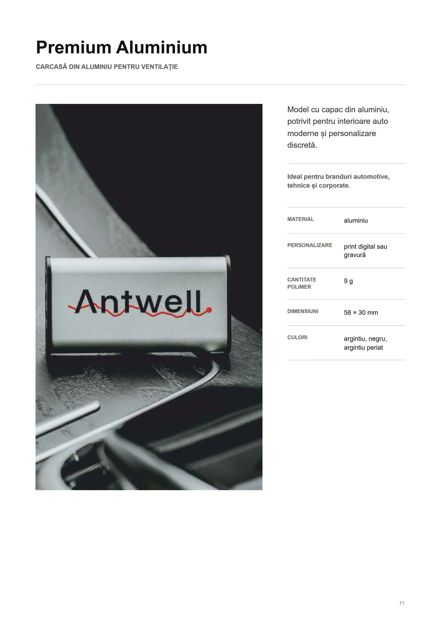 Pagina 11 din catalogul public OMBRIA CARVAME B2B.