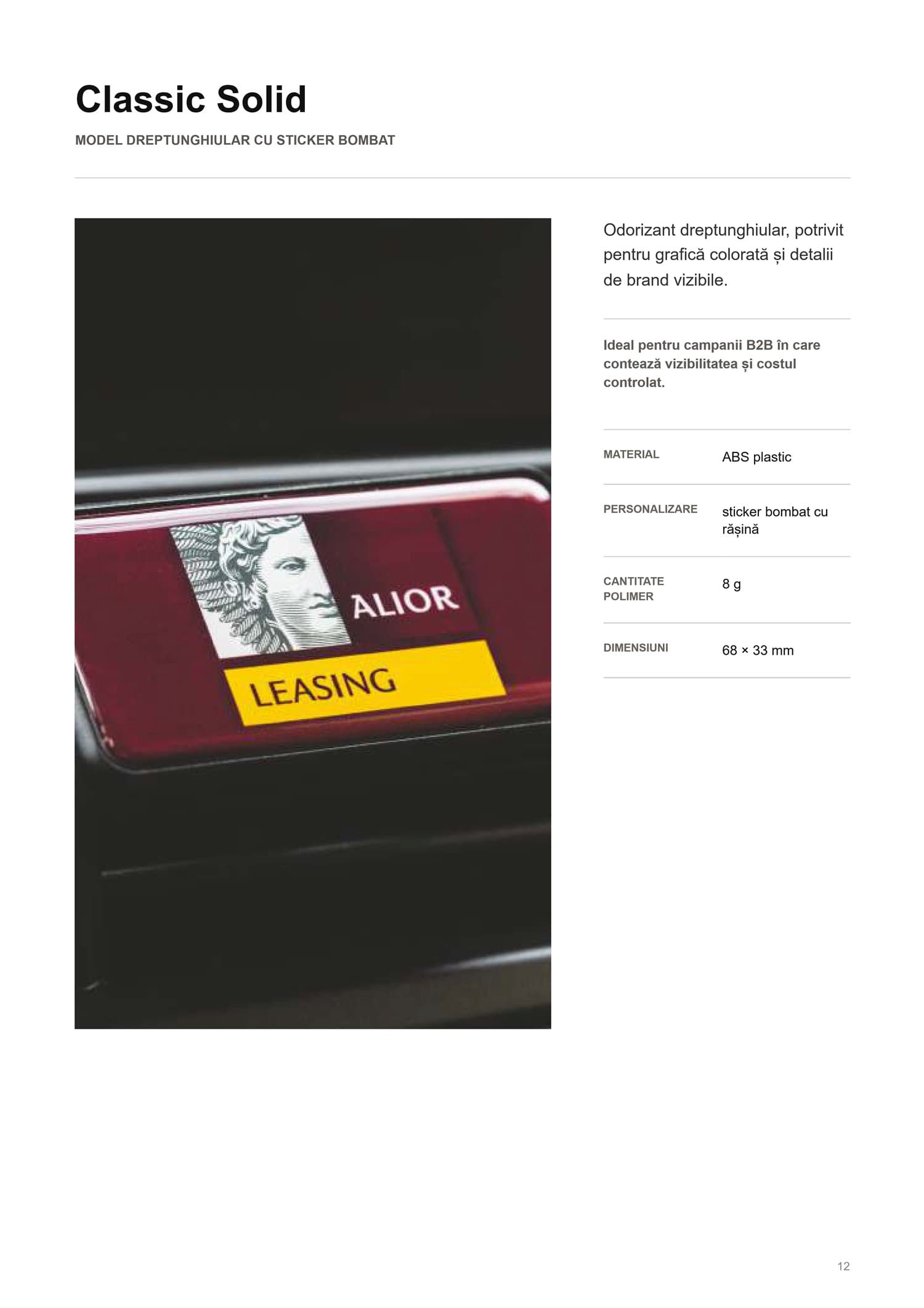 Pagina 12 din catalogul public OMBRIA CARVAME B2B.